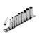 Set of end heads Stels 13605, 1/4 ", hexagonal, elongated, CRV, 4-13 mm, 10 pcs.
