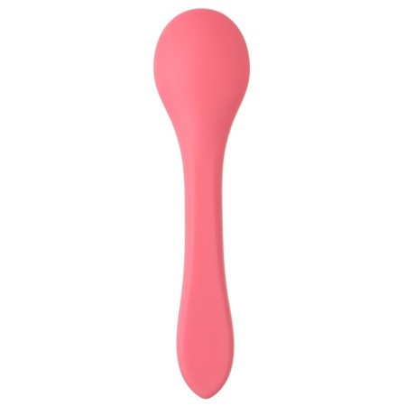 A spoon for nursery for feeding crumbs I (silicone), pink-2