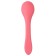 A spoon for nursery for feeding crumbs I (silicone), pink