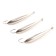 Vertical spinning "Yaman" Boat small, size 37 mm, 4 g, Nickel color