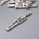 Decor for creativity Metal "Skeleton" silver 3.7x1 cm