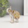 Souvenir polystone mirror inserts (set 7 pcs) "Herd of Elephants" 11, 10, 8.5, 8, 7, 6.3; 5.3cm