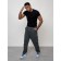 Cargo jeans men, size 44-46, dark gray color