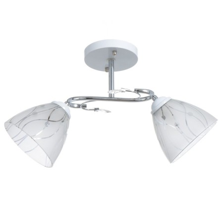 Avtal chandelier 2he27 40W Belo-chromium 45x26x27 cm Bayerlux