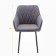 Liberty chair, velor graphite/black