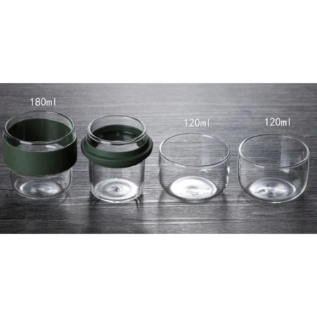 Portable tea service in a case, cover 15 x 8 cm-2