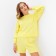Female set (jumper, shorts) minku: casual collection color lemon, river 48