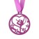 Thematic medal "Gymnastics", ⌀ 6 cm with tape