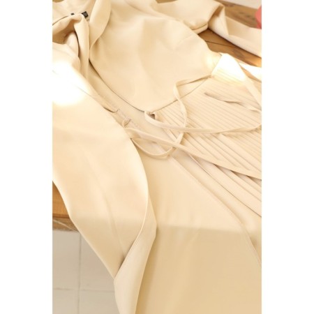 Female dress, size 46, peach color-9