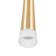 Bayerlux suspension lamp Bayerlux "Amadeus" LED 6W 4000k gold 5.3x5.3x43-243cm
