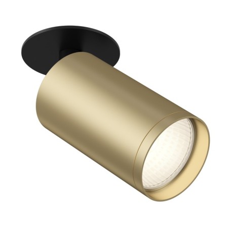 Technical C049CL-U-1BMG, 1xGU10, 10W, 5.2x5.2x12.5 cm, black and matte gold.-5