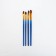 Drawing brush set 4 pcs. Synthetics flat No. 4.6.8.10 "Van Gogh"