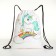 Bag for shoes on the lace, white color