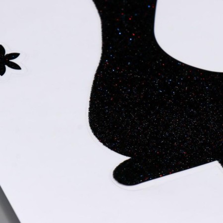 Sticking plastic interior black "two girlfriends" sparkles 50x70 cm-1