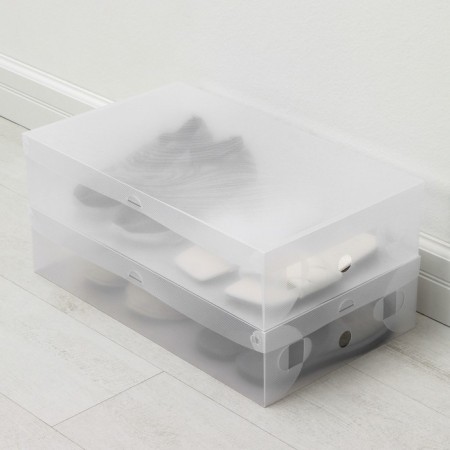 Box for storing boots with a lid Uni Size, 30 × 52 × 12 cm, 2 pcs-7