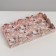 Cookie box, confectionery packaging with PVC lid, “flowers”, 10.5 x 21 x 3 cm
