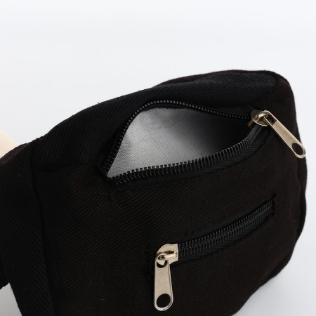 Bag -bell to the belt is unbearable, 14.5*4.5*8.5, departure for Meln, n/karm, string 80, black-2