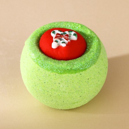 New Year. A bomb for a bath with a toy, 140 g, mix-11