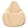 Master-Maserrati Positive chair, size XL, diameter 95 cm, height 125 cm, velor, beige color