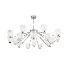 Люстра Maytoni MOD068PL-18CH, G9, 18х40 Вт, 1140х1140х640 мм, хром