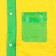 Children's raincoat, size s, 92-98 cm, blue tractor
