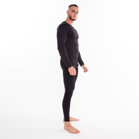 Male thermal underwear (longshit, pants), black color, size 46-48-5