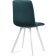 Stool on a metal frame chilli metal/velor, white/green 43.5x50x87.5 cm