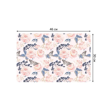 Set of napkins for setting the table "Tender composition", rectangular, rounded edges, size 30x46 cm, 4 pcs-2