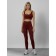 Sports suit female, size 46, burgundy color