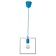 Lamp Bayerlux "Square" 1*40W E27 White-blue 22x6x22-122 cm