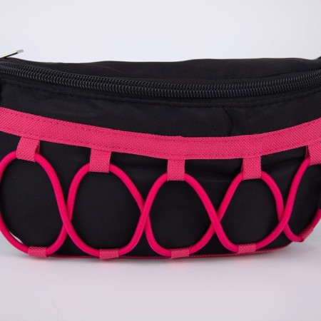 Board waist with lacing, black color-3