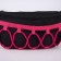 Board waist with lacing, black color