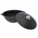 Kazan, 6 liters, aluminum cover, alloy handles, anti -stick coating, black color