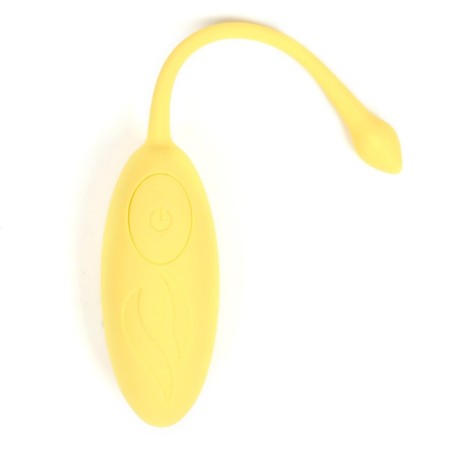 Vibroyaite Okopka, 7 x 3.5 cm, 10 modes, PDU, silicone, yellow-4
