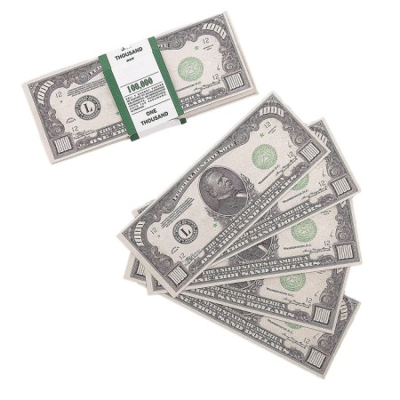 Pack of bills 1000 dollars