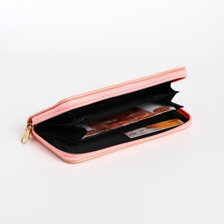 Women's wallet with lightning, pink color-3