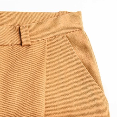 Shorts Women Bermuda Minaku: Enjoy, Brown color, rr 42-8
