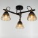 Svetogor chandelier "Evening" 3x60W E27 Black 57x57x28cm