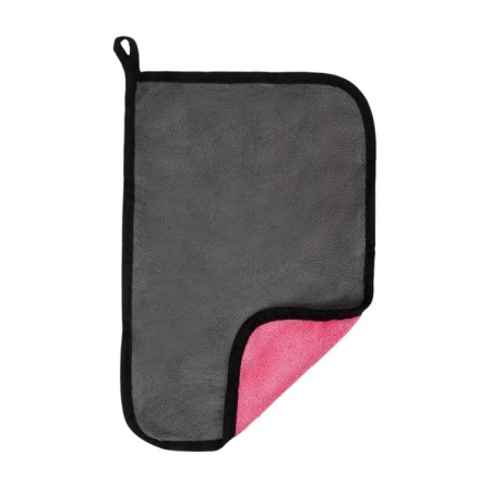 A car for washing cars, carTage, microfiber, 400 g/m², 20 × 30 cm, pink-gray-3