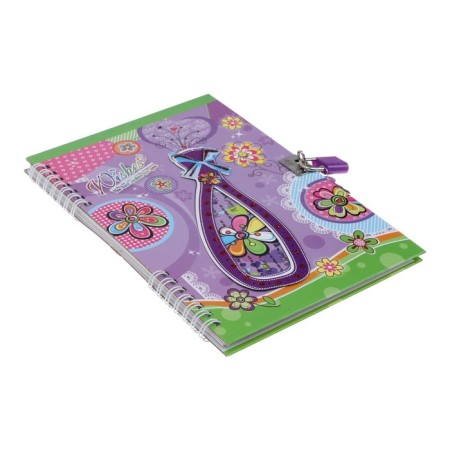 Notebook Gift Book on a lock, A5, 50 sheets, line, "VAZ", mix-3