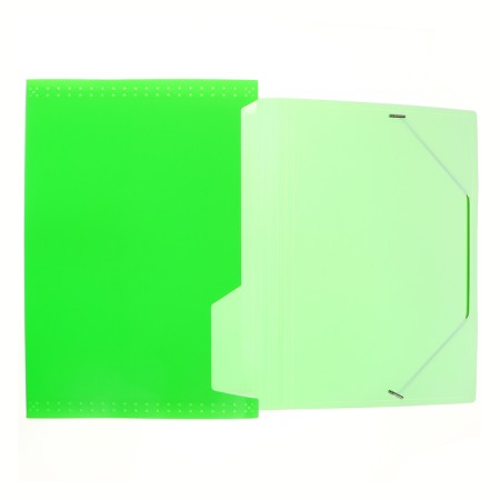 Folder Carder Calligrata Neon 6 department. A4 plastic 0.7mm light green. Cut in color-2