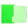 Folder Carder Calligrata Neon 6 department. A4 plastic 0.7mm light green. Cut in color
