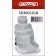 SkyWay Arctic seats, artificial fur, 2 objects, gray, s03001018