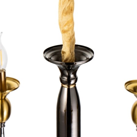 Annie chandelier 6x40W E14 Brass 69x69x44 cm Bayerlux-5