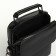 Male bag, guran tomp, artificial leather, black color