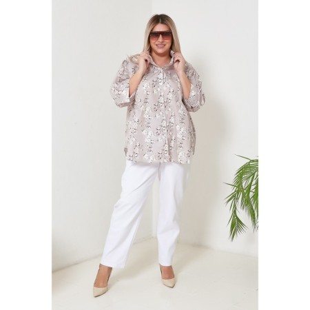 Female shirt, size 64, lilac color-1