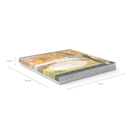 A notebook 24 sheets in the Erichkrause cage "Native Spaces", cover coated a cardboard, an offset unit, mix (1 species in a adhesion)-8