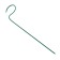Builder for flowers, d = 20 cm, h = 90 cm, leg d = 1 cm, metal, green