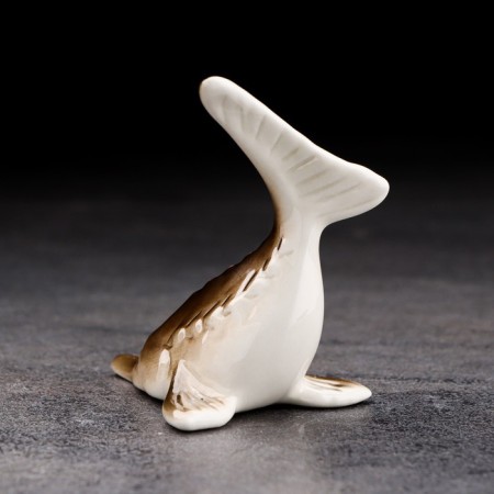 Souvenir "Bester with a raised tail", handmade, porcelain-2