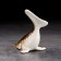 Souvenir "Bester with a raised tail", handmade, porcelain